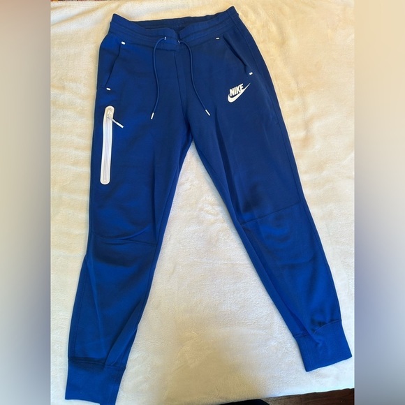 Nike Pants - Nike Blue Tech Fleece Joggers